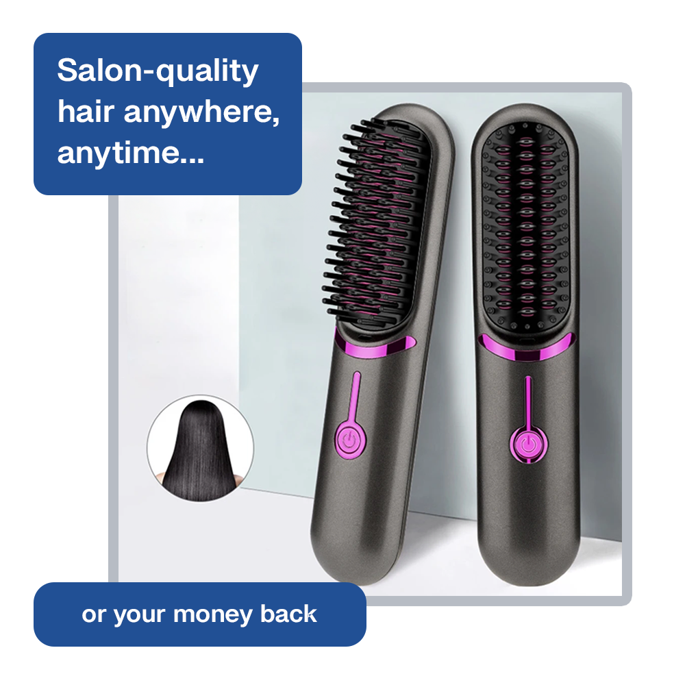 MINIGLIDE™- CORDLESS HAIR STRAIGHTENER BRUSH